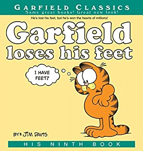 Garfield Loses His Feet book, the ninth Garfield book by Jim Davis