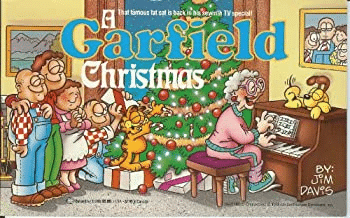A Garfield Christmas book by Jim Davis
