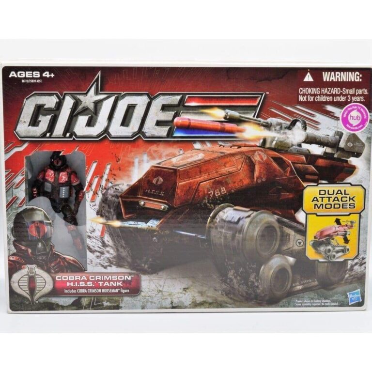 Sealed Hasbro G.I. Joe 30th Anniversary Cobra Crimson HISS Tank with figure from 2011