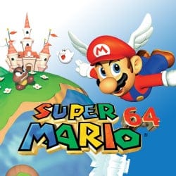 Super Mario 64 Nintendo 64 game cartridge