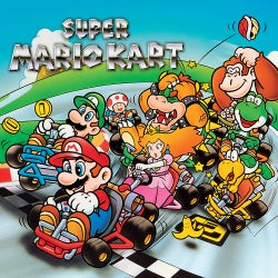 Super Mario Kart racing game for the Super Nintendo SNES