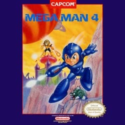 Mega Man 4 NES game cartridge