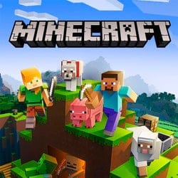 Minecraft PlayStation 4 video game case