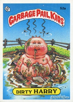 Rob Slob Garbage Pail Kids sticker card