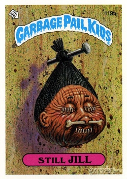 Ned Head Garbage Pail Kids sticker card 119a