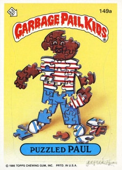 Reese Pieces Garbage Pail Kids sticker card 149a
