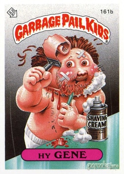 Hy Gene Garbage Pail Kids sticker card