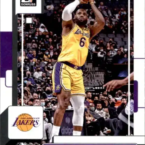 2022-23 Panini Donruss LeBron James #128 basketball card