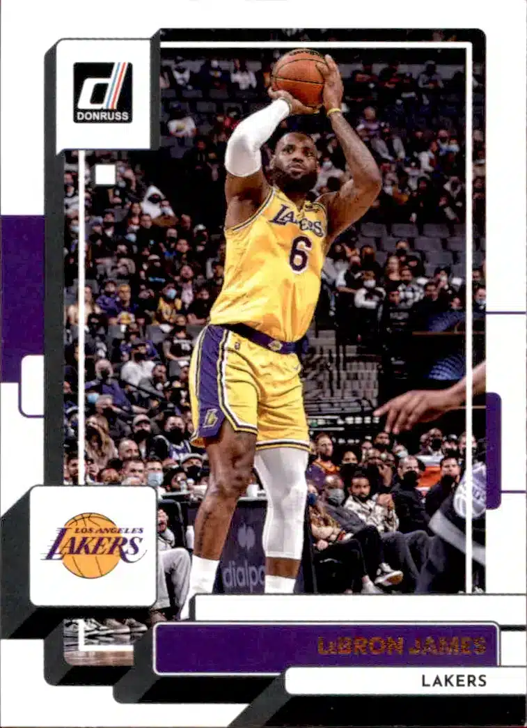 2022-23 Panini Donruss LeBron James #128 basketball card