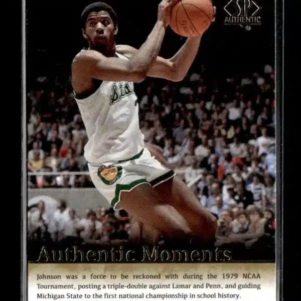 2014-15 SP Authentic Magic Johnson #67 basketball card