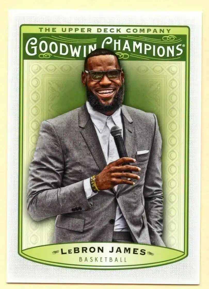 2019 Upper Deck Goodwin Champions LeBron James #50 basketball card