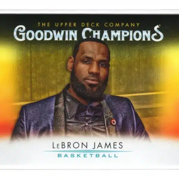 2021 Goodwin Champions LeBron James #100 basketball card
