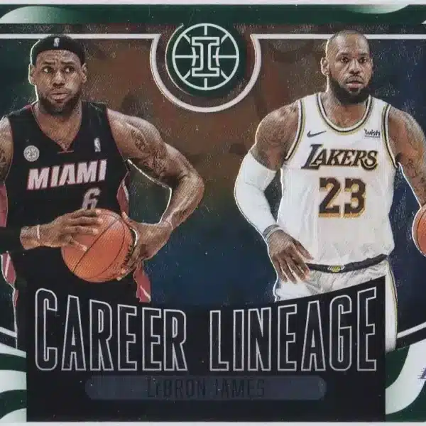 2020-21 Panini Illusions LeBron James Career Lineage basketball card