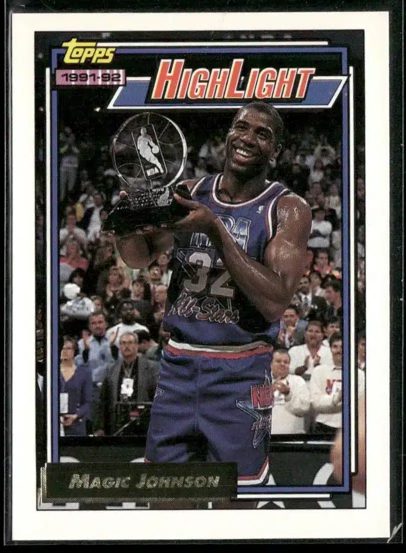 1992-93 Topps Magic Johnson #2 basketball card