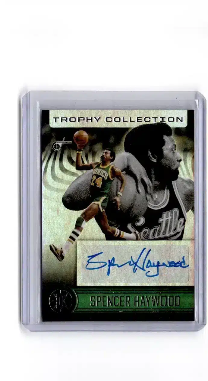 2020-21 Panini Illusions Spencer Haywood Trophy Collection Signatures basketball card