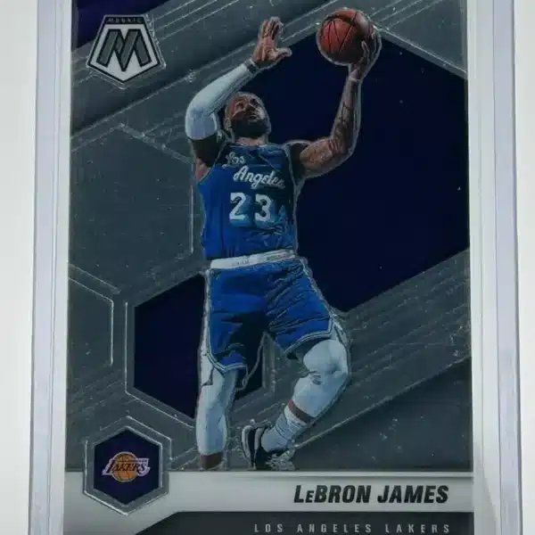 2020-21 Panini Mosaic LeBron James #81 basketball card