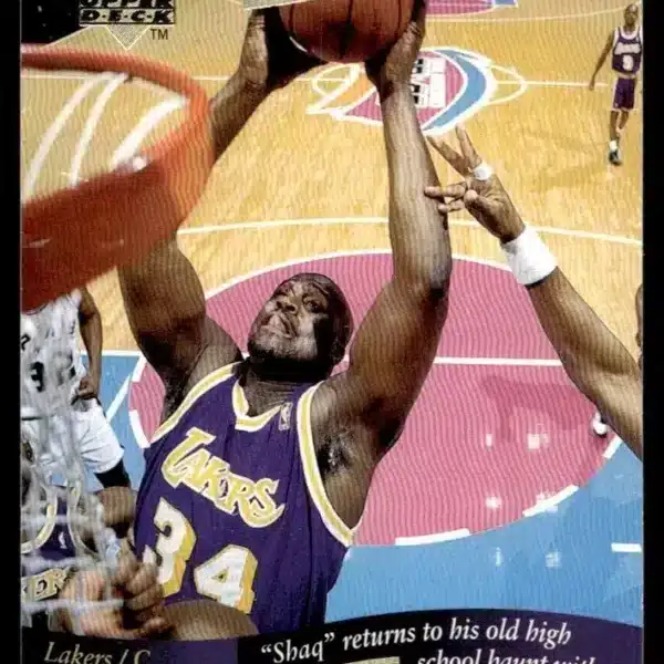 1997-98 Upper Deck Memorable Moments Shaquille O'Neal basketball card