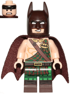 LEGO Tartan Batman minifigure from The LEGO Batman Movie