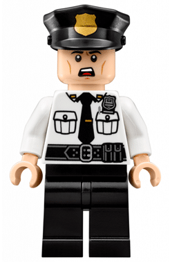 LEGO Security Guard minifigure from The LEGO Batman Movie