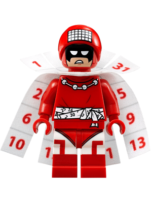 LEGO Calendar Man minifigure from The LEGO Batman Movie
