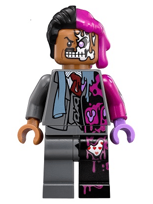 LEGO Two-Face minifigure from The LEGO Batman Movie