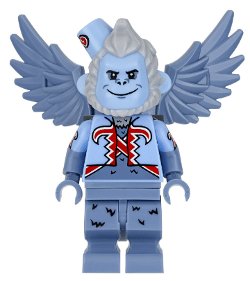 LEGO Flying Monkey minifigure, evil smile, from The LEGO Batman Movie