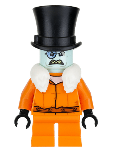 LEGO The Penguin minifigure, arkham penguin, from The LEGO Batman Movie