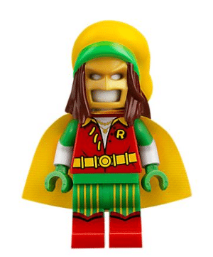 LEGO Batman minifigure, reggae man batsuit, from The LEGO Batman Movie