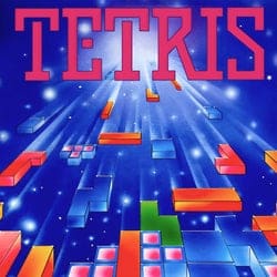 Tetris puzzle game for the Nintendo NES
